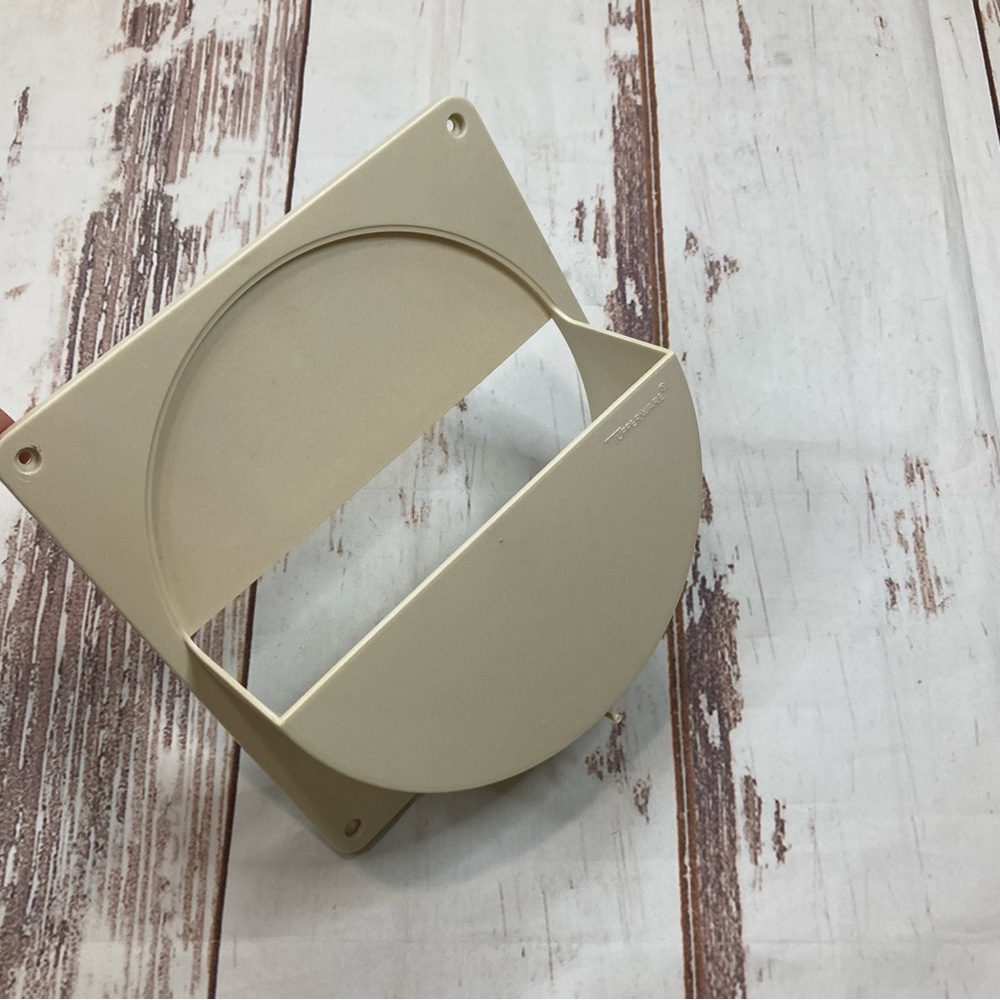 Tupperware 1645-2 Seal Storage Holder Beige